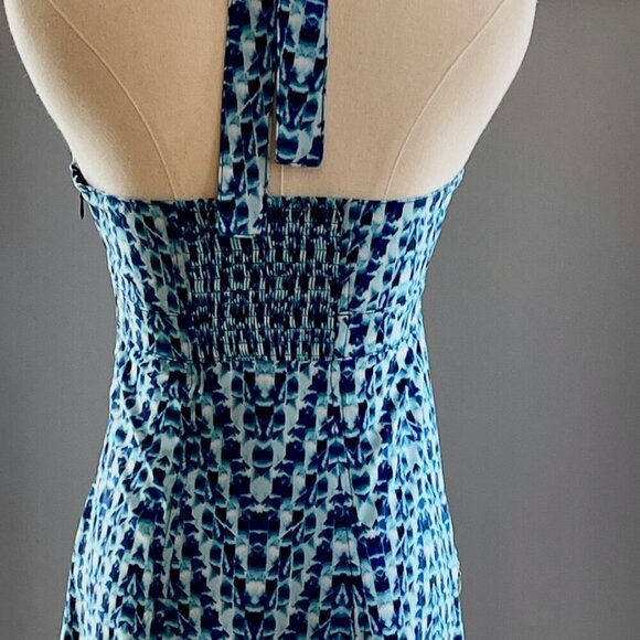 Athleta Pack Everywhere Halter Workout Exercise Empire Midi Dress - Picture 8 of 10